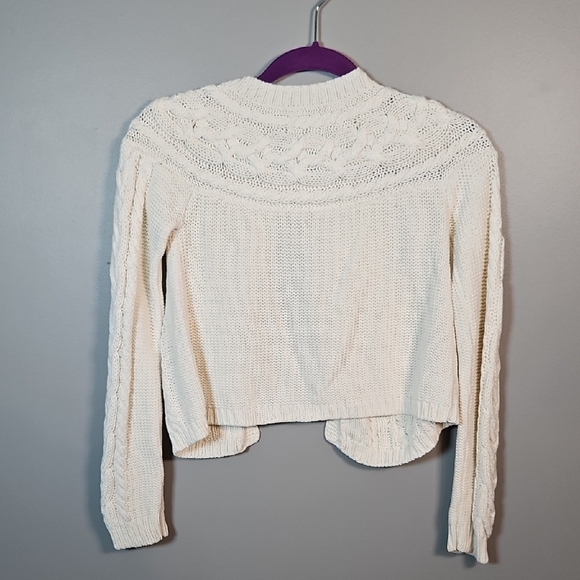 GAP Cream Cable Knit Cardigan - Picture 3 of 3